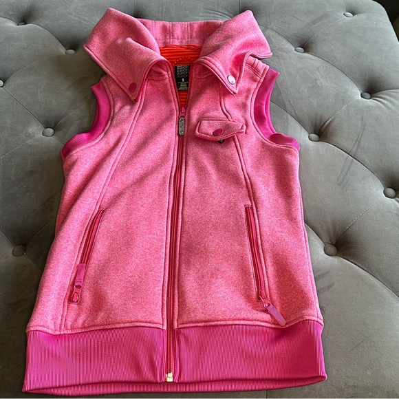 Burton Women's Dryride Hooded Vest in Pink Size Small - Picture 2 of 9
